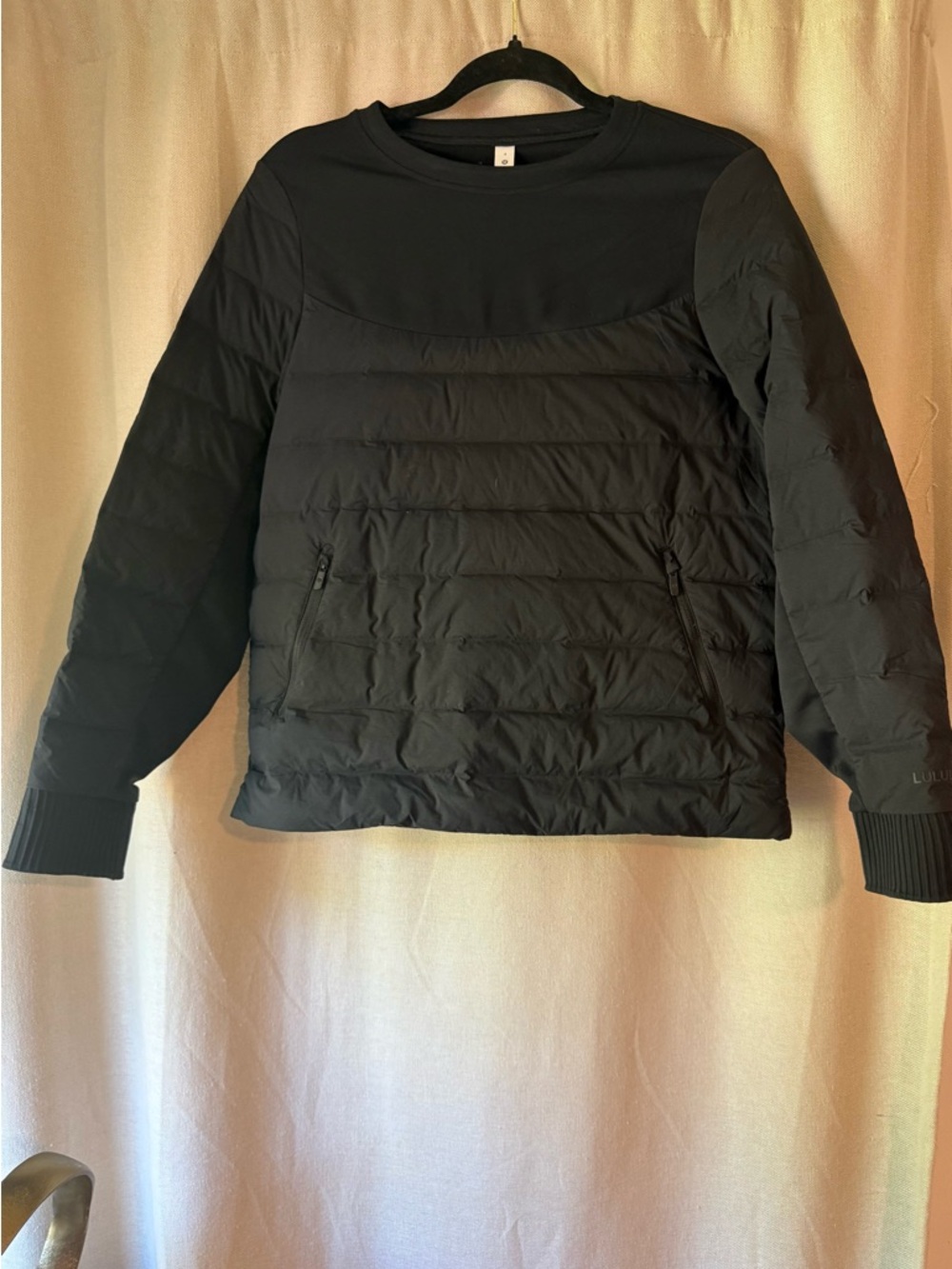 lululemon athletica Black Crewneck Pullover